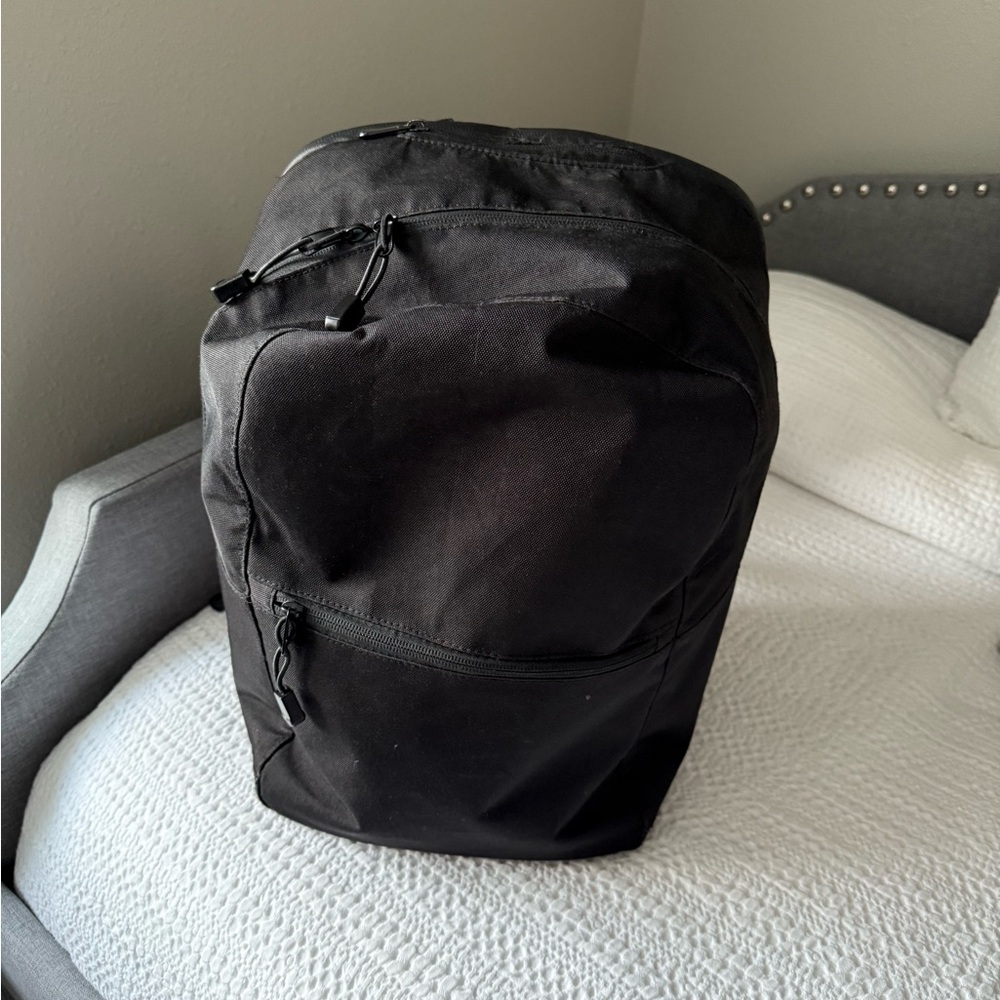 Lo & Son black backpack with removable insert